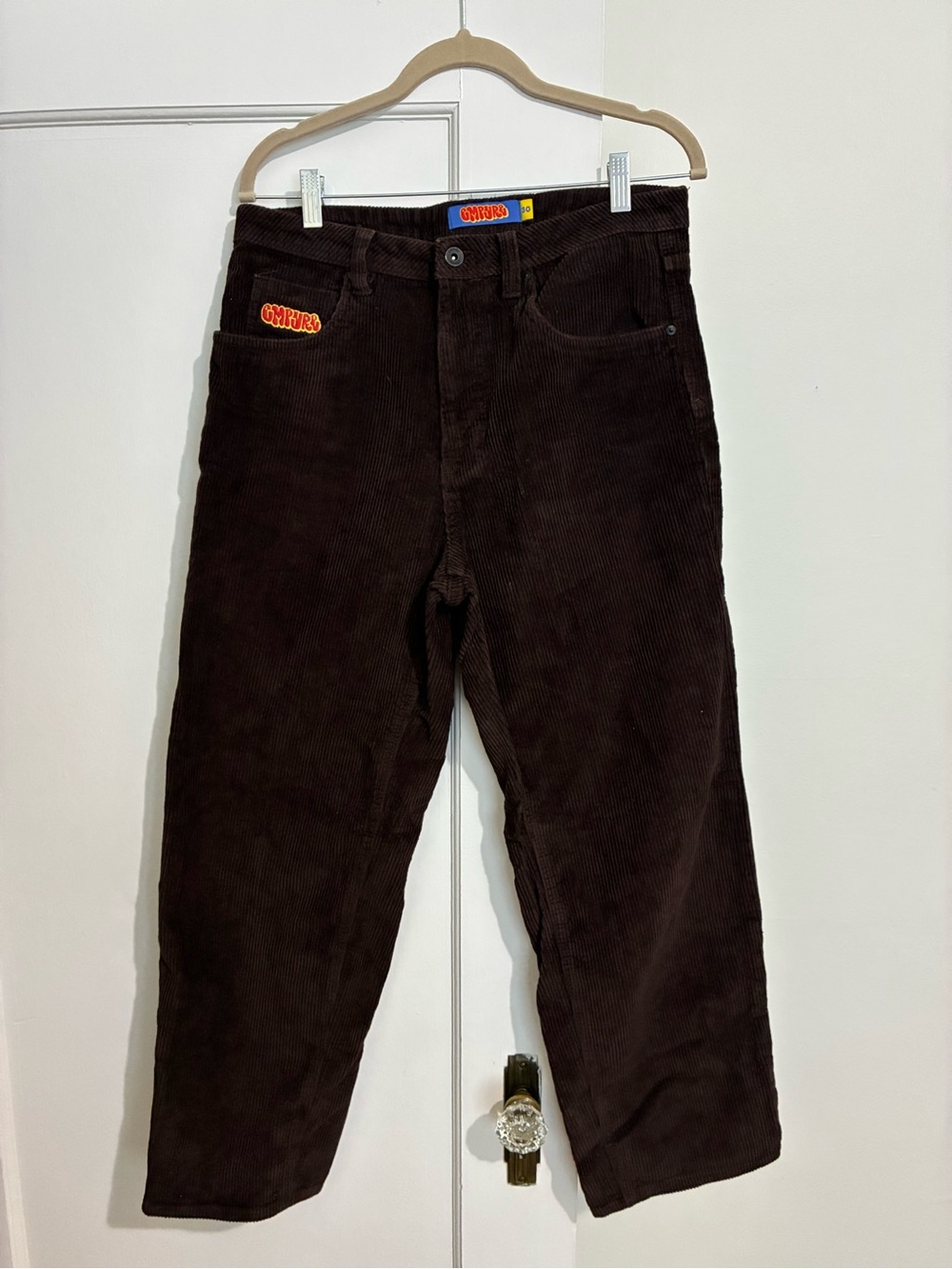 Empyre wide wale dark brown corduroys